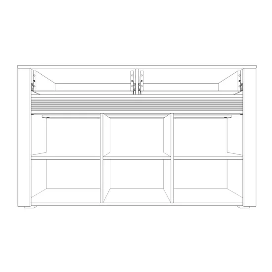 Comoda BODENA 3d2s 140x40x85 cm casmir picture - 5
