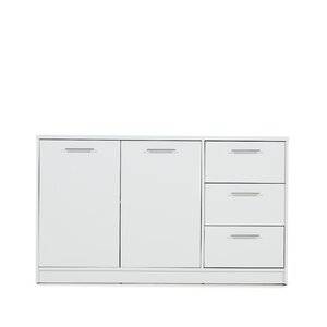 Comoda Brema 138x41x81 cm Alb
