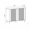 Comodă Bufet Tiramisu KOM2D – 2 Uși, Design Texturat picture - 5