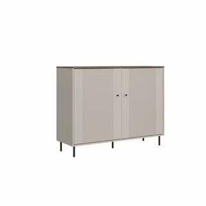 Comodă Bufet Tiramisu KOM2D – 2 Uși, Design Texturat