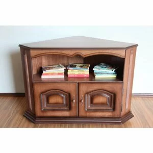 Comodă colț, cu 2 uși, din PAL, 105x62x76 cm, culoare la alegere