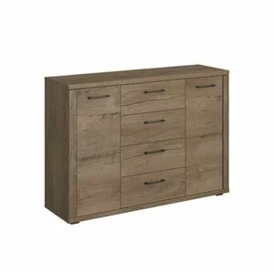 Comodă CORDAN 2D4S, 2 Uși și 4 Sertare, 135 cm