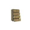 Comodă cu sertare Idea Artisan, 4 sertare, structură PAL melaminat + MDF, design modern, 100x60x42 cm, personalizabil picture - 2