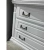 Comodă Diana, cu 3 sertare spațioase, design elegant, material lemn masiv și MDF, 118x78x55 cm, alb picture - 3