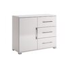 Comoda Family 1U3S Alb 100x40x82.3 cm picture - 1