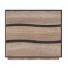 Comoda GENEVA 3s 120x50x106.5 cm Sonoma Trufa/Wenge Magia picture - 1