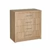 Comodă Genewa 1, design rustic Dab Canyon, PAL melaminat, 80x45x83 cm, stejar picture - 4