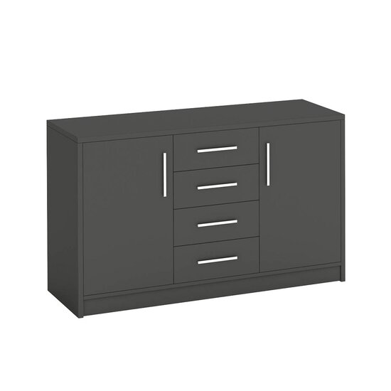 Comoda Genewa 2 140x45x83 cm stejar picture - 4