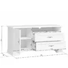 Comoda Idento TV 1D2S, alpin alb picture - 3