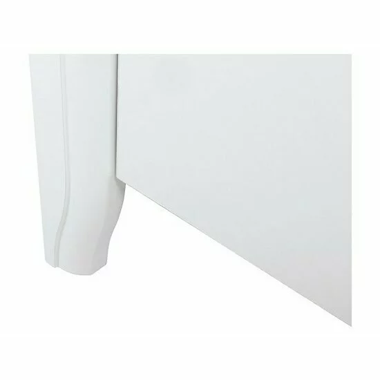 Comodă Kalio KOM2D3S, cu 2 uși, 3 sertare spațioase, PAL/Lemn Salcâm, 163x41.5x91 cm, Alb Lucios/Salcâm Auriu picture - 6