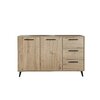 COMODA KOS 138x41x86 cm stejar picture - 1