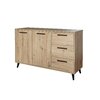COMODA KOS 138x41x86 cm stejar picture - 3