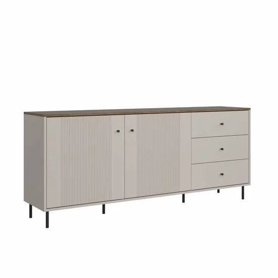 ドリカム　DELICIOUS MD Comodă Large Tiramisu KOM2D3S – 2 Uși și 3 Sertare - Mobila Casa