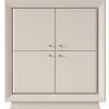 Comoda Largo KOM 4D cu trei dulapuri 106.5x38x114 cm h culoare cashmire picture - 2