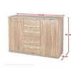 Comoda Lima km 4 116x40x82 cm Sonoma picture - 2