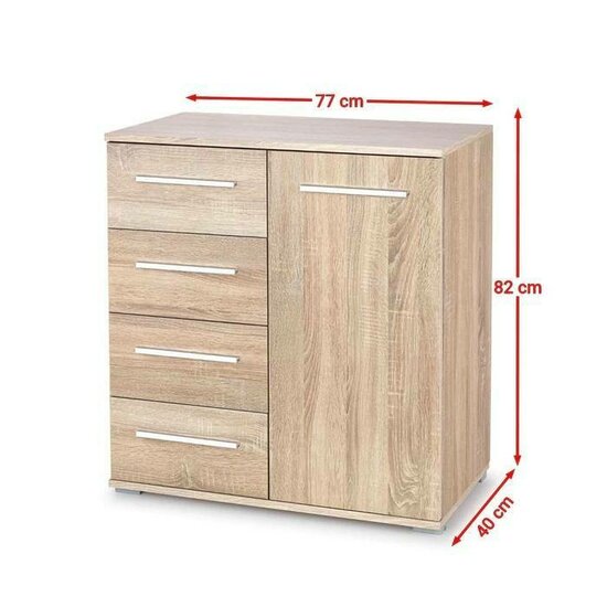Comoda Lima km-2 77x40x82 cm Somona picture - 2