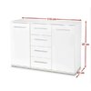 Comoda Lima km 4 116x40x82 cm Alb picture - 2