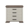 Comoda Marsel KOM4S 98x45x90 cm Alb Frasin picture - 1
