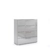 Comoda Megy 4S Gri Lucios 106.1x100x40 cm picture - 1
