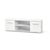 Comodă RTV1 Lima, design minimalist, PAL laminat, 137x40x44 cm, alb picture - 1