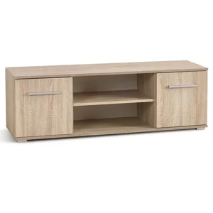 Comodă RTV1 Lima, finisaj elegant, PAL laminat, 137x40x44 cm, Sonoma