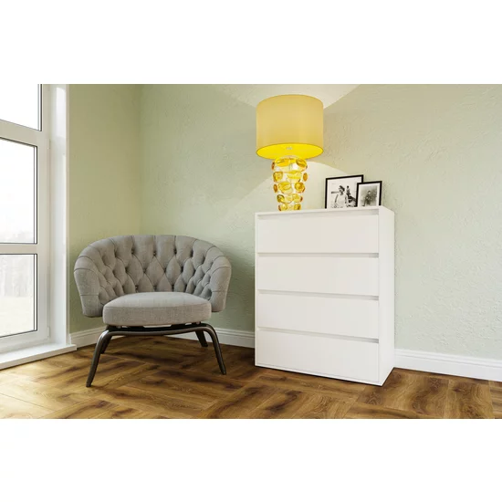 Comodă cu sertare Idea Artisan, 5 sertare spațioase, structură PAL melaminat + MDF, 100x80x42 cm, personalizabil picture - 7