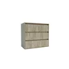 Comodă cu sertare Idea Artisan, design compact, 3 sertare, PAL melaminat + MDF, 76x60x42 cm, personalizabil picture - 4