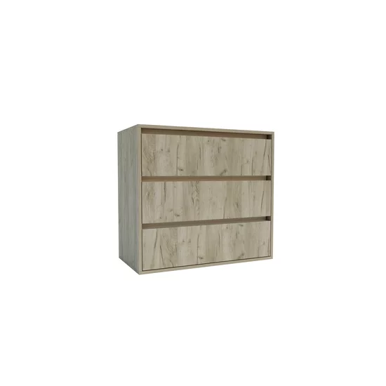 Comodă cu sertare Idea Artisan, design compact, 3 sertare, PAL melaminat + MDF, 76x60x42 cm, personalizabil picture - 4