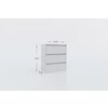 Comodă cu sertare Idea Artisan, design compact, 3 sertare, PAL melaminat + MDF, 76x60x42 cm, personalizabil picture - 5