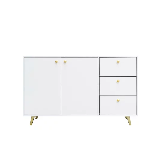 Comodă Siena, design simplu și funcțional, PAL melaminat, 140x41x86 cm, Violet picture - 2