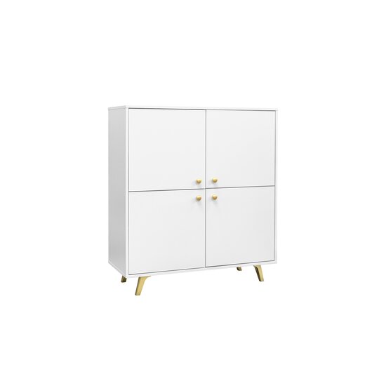 Comodă Siena D4, multiple compartimente, PAL melaminat, 100x41x112 cm, picture - 4