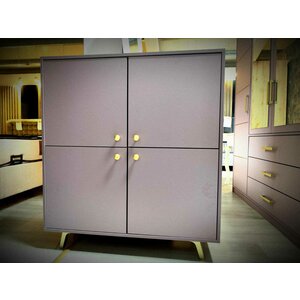 Comoda Siena D4 100x41x112 cm violet
