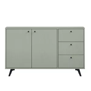 Comodă Siena Lux, design simplu și funcțional, PAL melaminat, 140x41x86 cm, Violet
