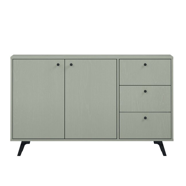 Comodă Siena Lux, design simplu și funcțional, PAL melaminat, 140x41x86 cm, Violet