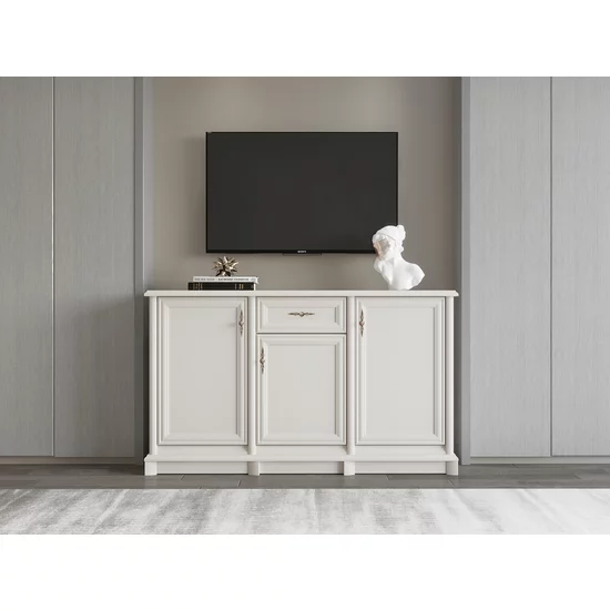 Comodă Sonata 3D/1S, stil clasic, spațiu depozitare mare, cadru MDF + PAL laminat, design elegant, 153x45x90.5 cm picture - 3