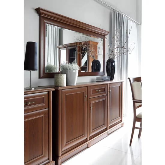 Comodă Sonata 3D/1S, stil clasic, spațiu depozitare mare, cadru MDF + PAL laminat, design elegant, 153x45x90.5 cm picture - 4