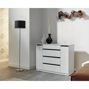 Comoda Space 110.2x48x87.3 cm Alb