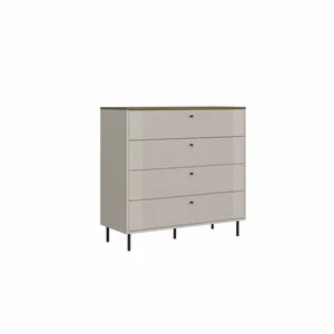 Comodă Tiramisu 4S – 4 Sertare Încăpătoare, Design Liniar