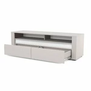 Comodă TV BODENA 2S – Comodă RTV cu 2 sertare și nișe multimedia, 140 cm