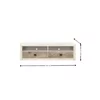 Comodă TV Koen II RTV2S Modernă, PAL Laminat, 150x56.5x44.5 cm, Pin Arizona și Stejar Nava picture - 2