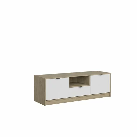 Comodă TV NEPON RTV2D1K, Suport Multimedia 130 cm cu Nișă Centrală picture - 2