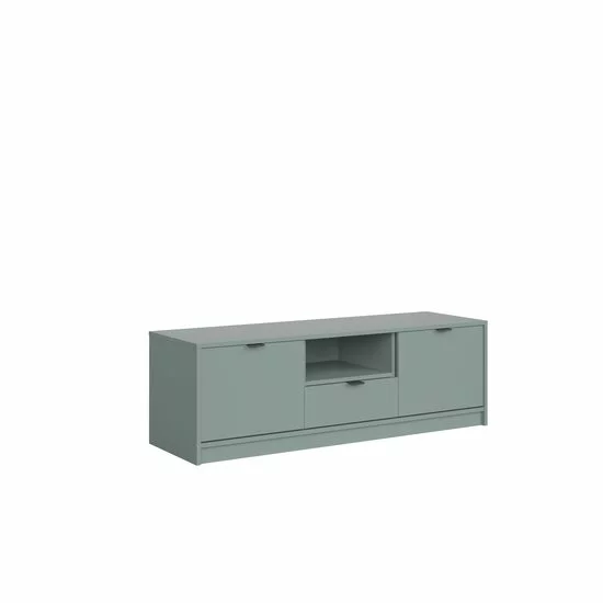 Comodă TV NEPON RTV2D1K, Suport Multimedia 130 cm cu Nișă Centrală picture - 5