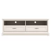 Comodă TV Sonata, design elegant, 2 sertare + 1 nișă, structură PAL laminat + MDF, glisiere cu bile, 130x55x54 cm picture - 2