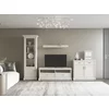 Comodă TV Sonata, design elegant, 2 sertare + 1 nișă, structură PAL laminat + MDF, glisiere cu bile, 130x55x54 cm picture - 3