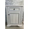 Comodă White 1D1S, sertar și spațiu depozitare cu ușă, MDF și PAL melaminat, mânere metalice, design compact și elegant picture - 1