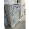Comodă White 1D1S, sertar și spațiu depozitare cu ușă, MDF și PAL melaminat, mânere metalice, design compact și elegant picture - 2