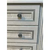Comodă White 4S, 4 sertare, MDF frezat și PAL melaminat, 93x45x94 cm, frasin alb și pin argintiu picture - 3