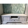 Comoda White RTV 1.61/0.53/44.5 cm Alb Frasin/ Argintiu Pin picture - 2