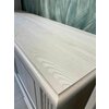 Comoda White RTV 1.61/0.53/44.5 cm Alb Frasin/ Argintiu Pin picture - 3