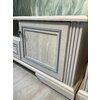 Comoda White RTV 1.61/0.53/44.5 cm Alb Frasin/ Argintiu Pin picture - 4